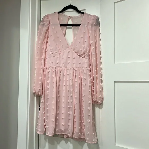 Nordstrom Dresses Light Pink Long Sleeve Dress Poshmark
